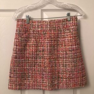 Chicwish Pink Multi Colored and Sequin Mini Skirt